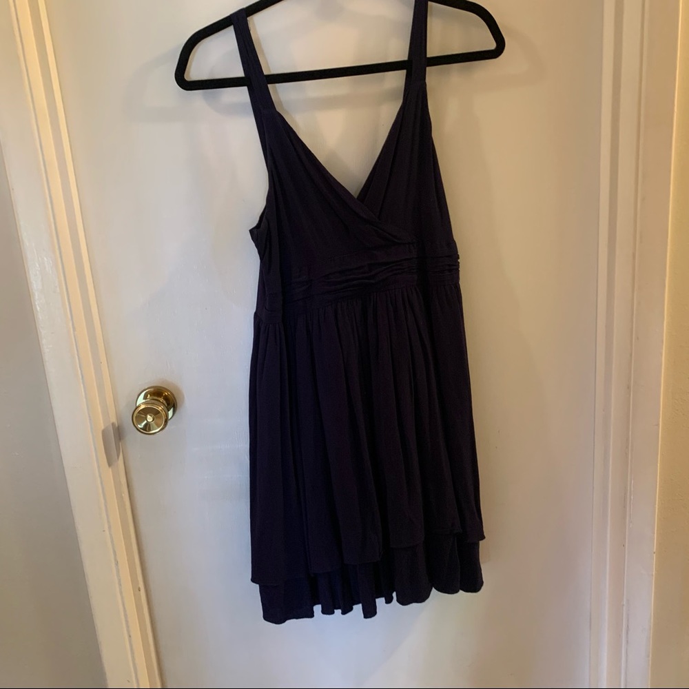Dark Blue sweetheart mini dress
